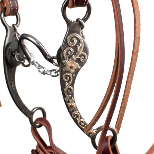 Patrick Smith Slit Ear Ported Chain Bridle Rig Tack - Rigs Patrick Smith