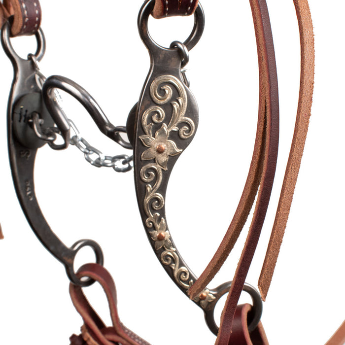 Patrick Smith Slit Ear Ported Chain Bridle Rig Tack - Rigs Patrick Smith