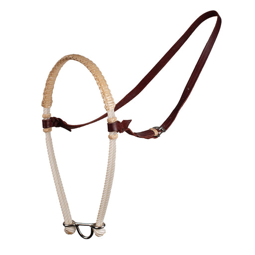 Teskey's Double Lariat Noseband With Rawhide Braiding Tack - Nosebands & Tie Downs Teskey's