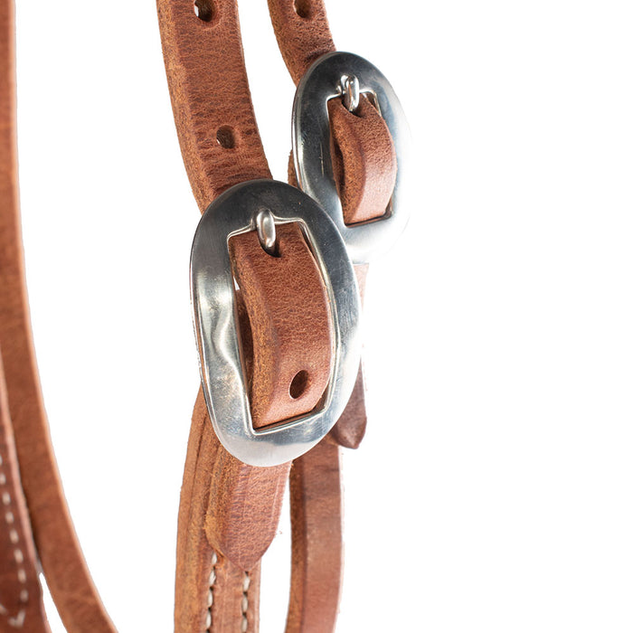 Patrick Smith Browband Headstall w/Pineapple Tie Ends Tack - Headstalls Patrick Smith