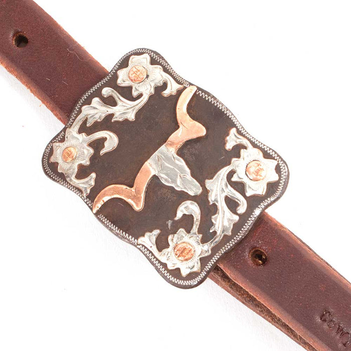 Cowperson Tack 5/8" Slit Ear Headstall Tack - Headstalls Cowperson Tack