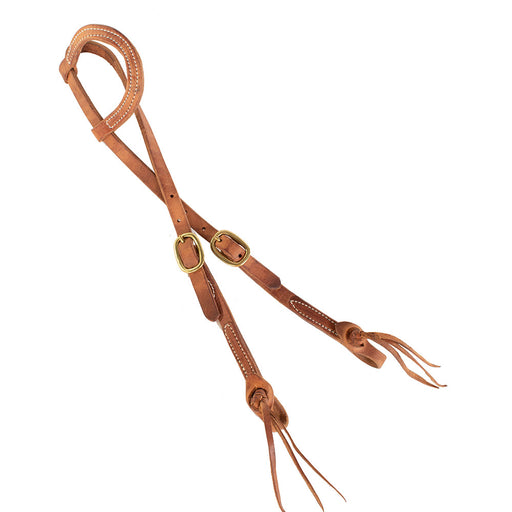 Teskey's One Ear Headstall w/Pineapple Knots Tack - Headstalls Teskey's Light Oil
