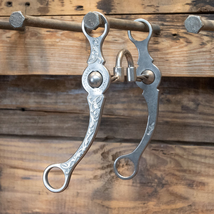 JO Cowboy Line Silver Twisted Correction Bit Tack - Bits Josh Ownbey Cowboy Line