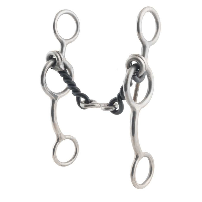 Stainless Steel Dogbone Snaffle Gag Bit Tack - Bits Formay
