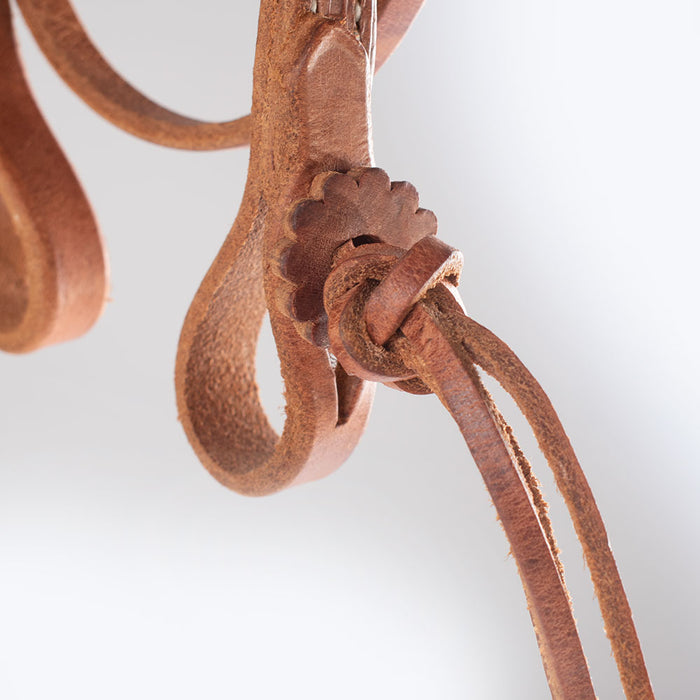 Patrick Smith Browband Headstall w/Pineapple Tie Ends Tack - Headstalls Patrick Smith