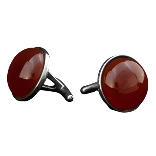 Red Stone Cuff Links MEN - Accessories - Jewelry & Cuff Links MISC