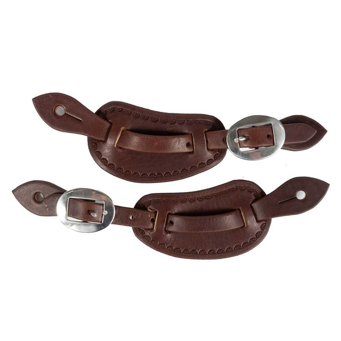 Teskey's Chocolate Spur Strap Tack - Spur Straps Teskey's