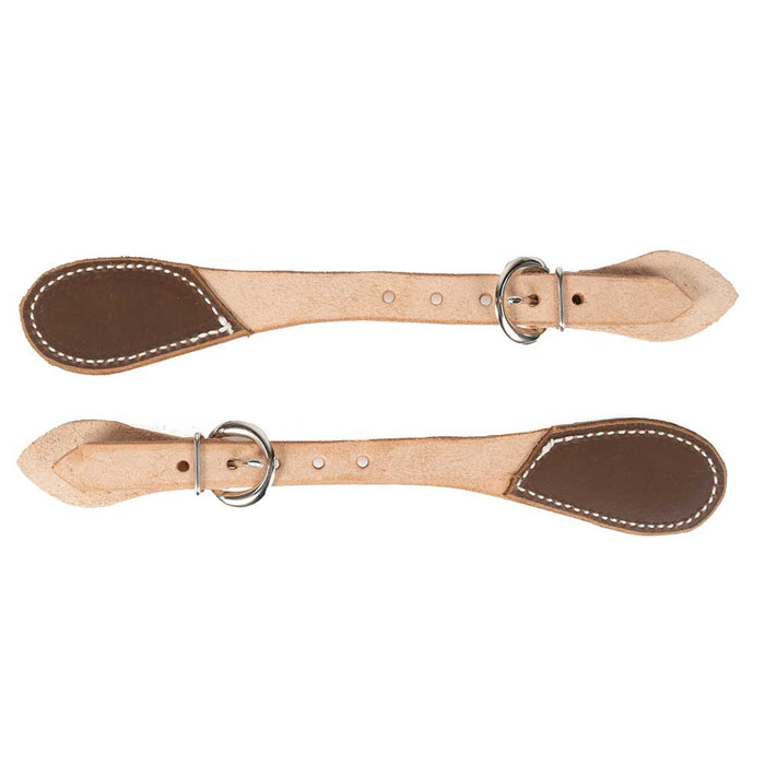 Teskey's Roughout Spur Straps Tack - Spur Straps Teskey's