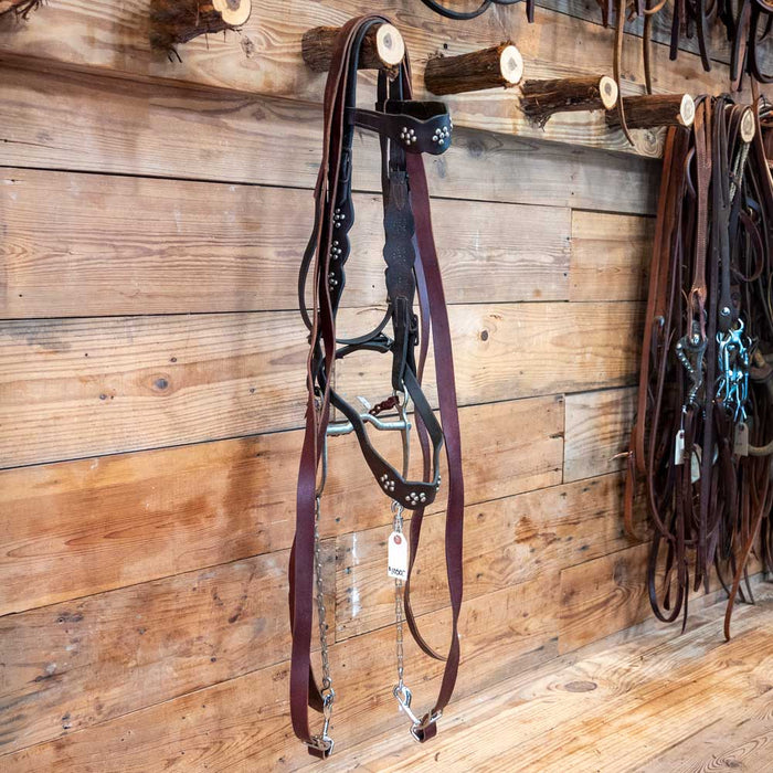 Vintage Horse Bridle Rig with Solid Port Tack - Rigs MISC