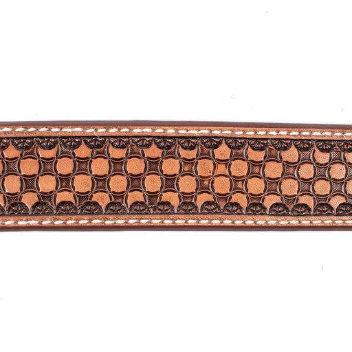 Teskey's Small Geo Tooled Belt MEN - Accessories - Belts & Suspenders Teskey's