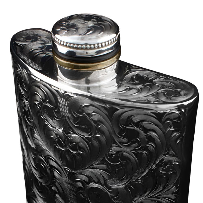 Comstock Heritage Engraved Flask HOME & GIFTS - Tabletop + Kitchen - Bar Accessories Comstock Heritage
