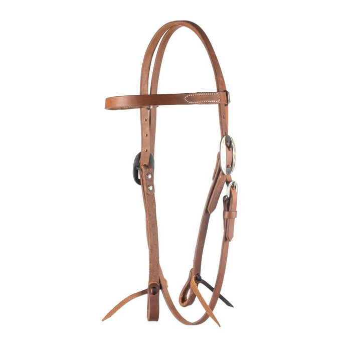NEW Teskey's Heavy Oil Browband Headstall with Round Buckles Sale Barn Teskey's