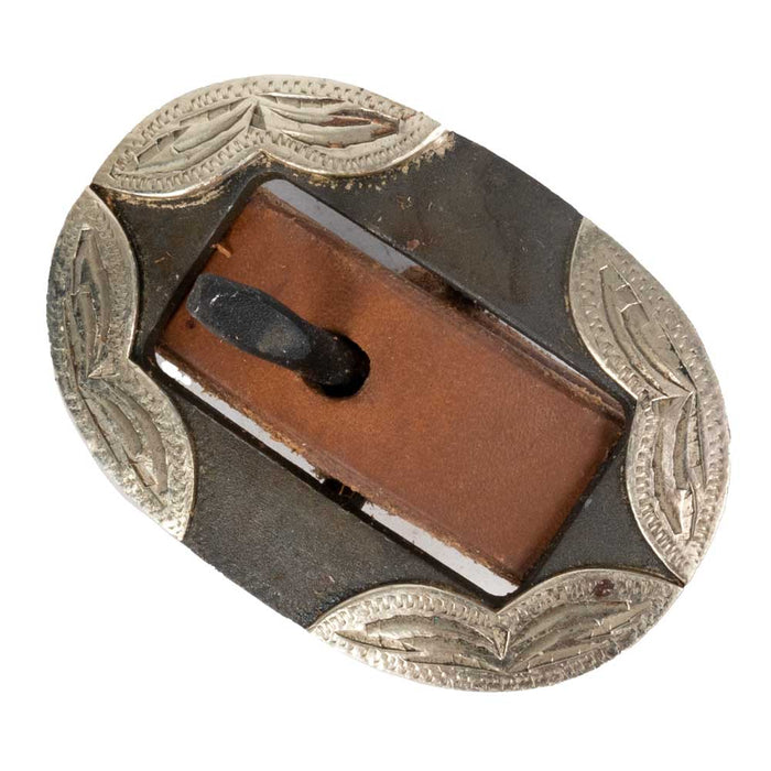 Teskey's One Ear Headstall w/Round Rust Buckle Tack - Headstalls Teskey's