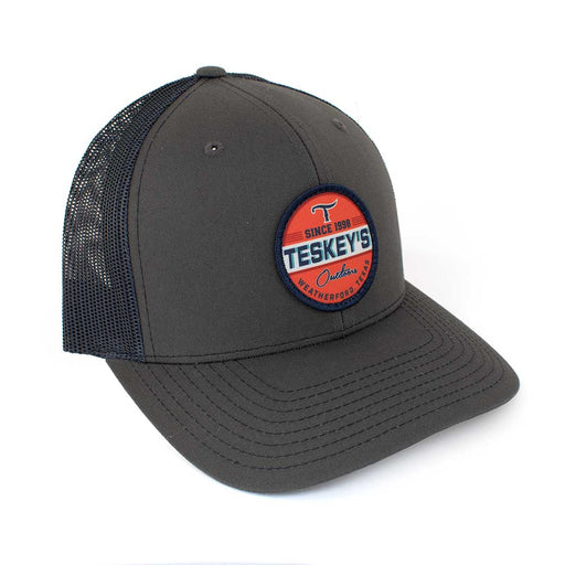 Teskey's Outdoors Icon Cap - Charcoal/Navy TESKEY'S GEAR - Baseball Caps Teskey's