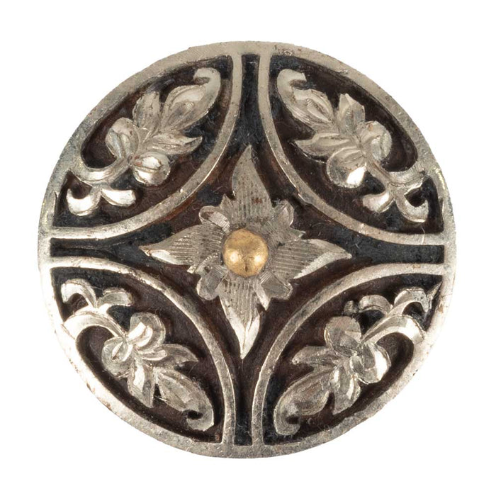 Bronze Floral Concho Tack - Conchos & Hardware MISC Chicago Screw