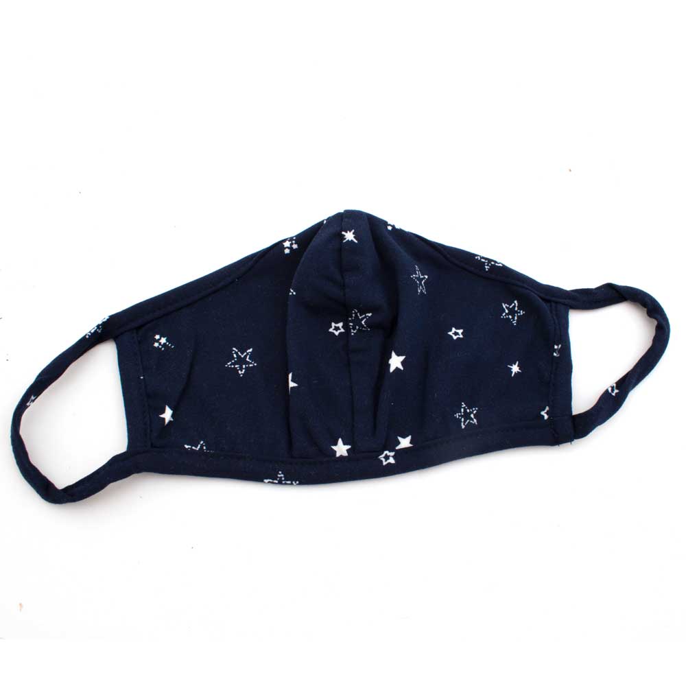 Navy & White Star Washable Face Mask WOMEN - Accessories - Small Accessories Ninexis   