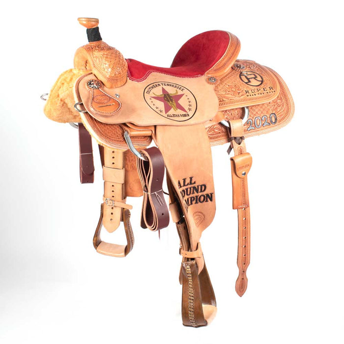 Teskey's Trophy Team Roping Saddle #29 Customs & Awards - Saddles Teskey's Saddlery