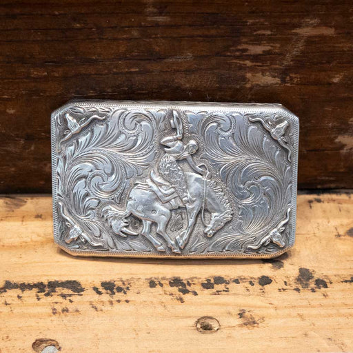 Vintage Sterling Bronc Rider Buckle ACCESSORIES - Additional Accessories - Buckles Hollywood Classic