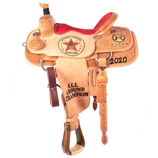 Teskey's Trophy Team Roping Saddle #29 Customs & Awards - Saddles Teskey's Saddlery