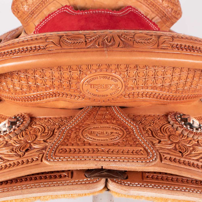 Teskey's Trophy Team Roping Saddle #29 Customs & Awards - Saddles Teskey's Saddlery