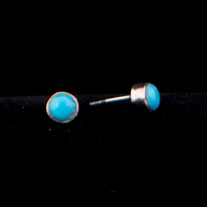 Medium Turquoise Stud Earrings-Multiple Styles WOMEN - Accessories - Jewelry - Earrings Peyote Bird Designs Circle