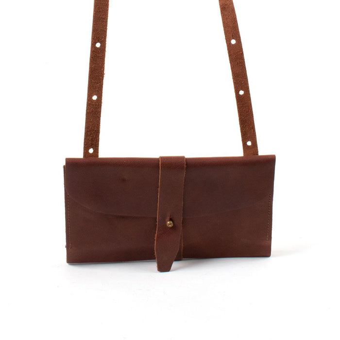 Beddo Mountain Leather Sling Wallet Crossbody - FINAL SALE WOMEN - Accessories - Handbags - Crossbody bags Beddo Mountain Leather Goods Whiskey