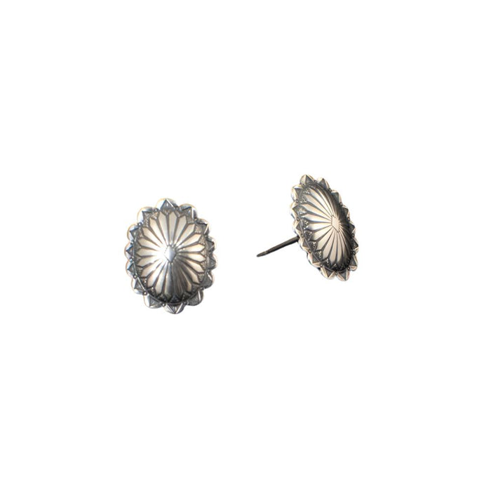 Hania Sterling Silver Stamped Oval Earrings WOMEN - Accessories - Jewelry - Earrings Sunwest Silver
