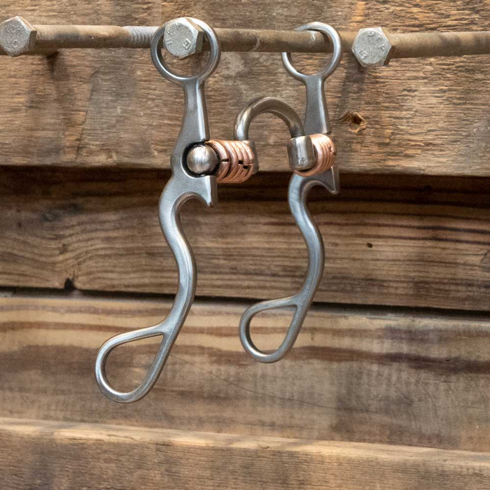 Kerry Kelley 02S Correction Bit w/Copper Rings Tack - Bits Kerry Kelley
