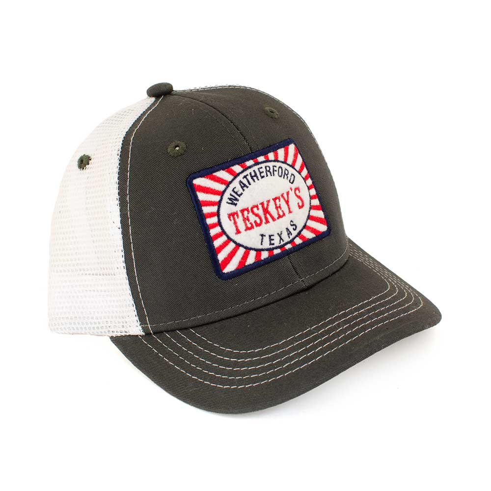 Teskey's Youth Feedsack Cap TESKEY'S GEAR - Youth Baseball Caps Ouray Sportswear CHAR/WHT  