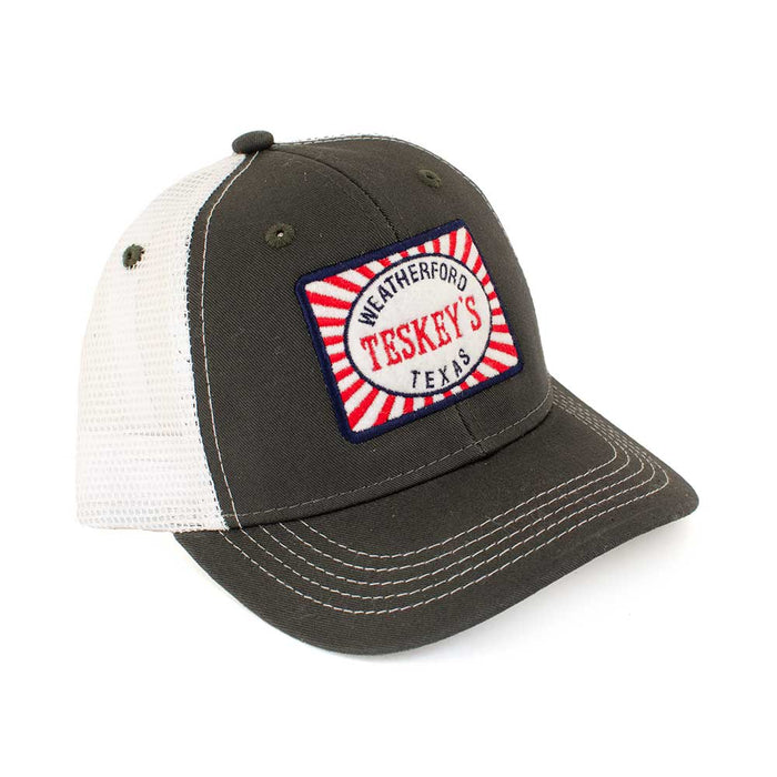 Teskey's Youth Feedsack Cap TESKEY'S GEAR - Youth Baseball Caps Teskey's CHAR/WHT