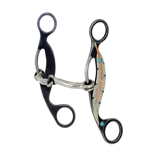 Feather Smooth Snaffle Gag Bit Tack - Bits Metalab