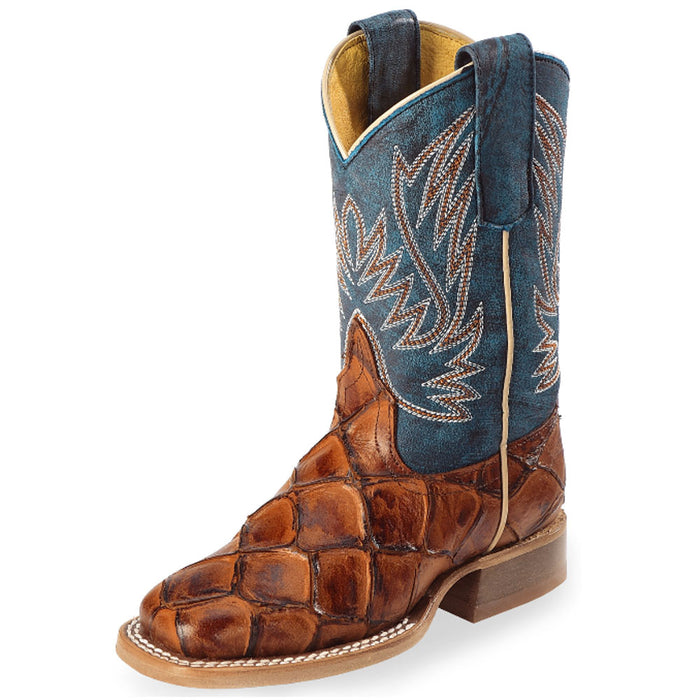 Horse Power Kid's Seas the Day Fish Print Boot KIDS - Footwear - Boots Anderson Bean Boot Co.