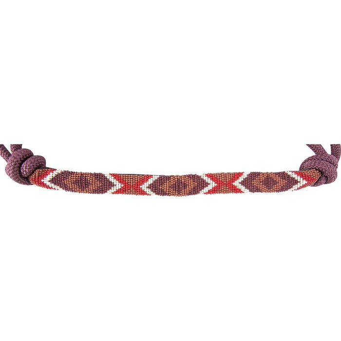 Cashel Beaded Rope Halter with Lead Tack - Halters & Leads Cashel Plum
