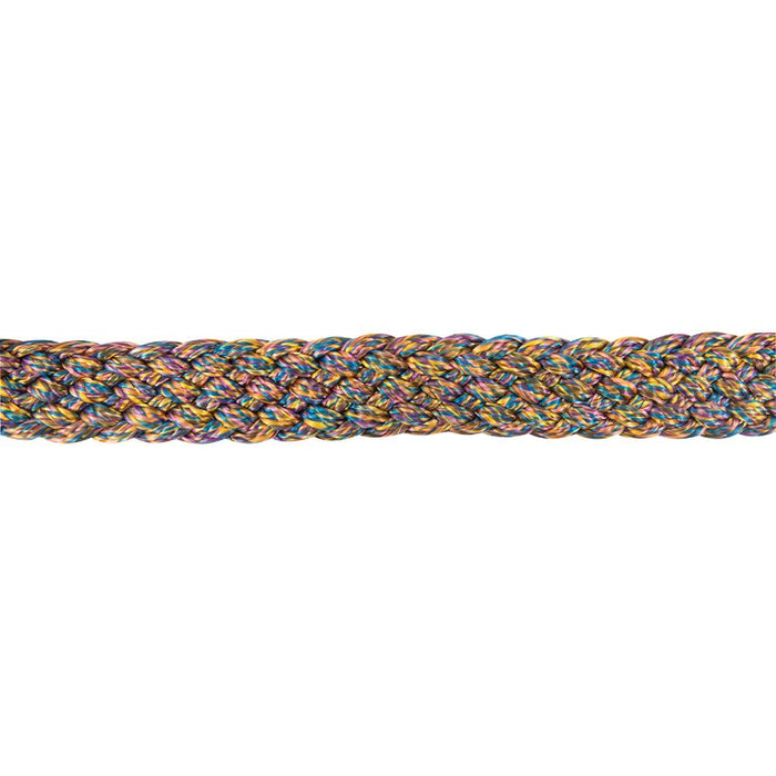Cashel Flat Braid Halter with Lead Tack - Halters & Leads Cashel Mardi Gras
