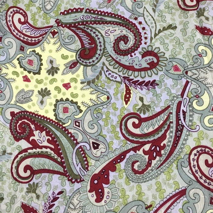 Paisley Silk Wild Rag - Mint Madness ACCESSORIES - Additional Accessories - Wild Rags & Scarves Wyoming Traders