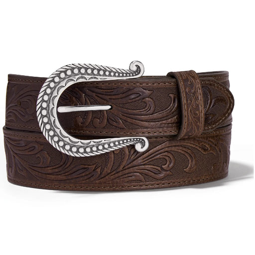 Justin Women's Paris Vine Tooled Leather - Chocolate Brown WOMEN - Accessories - Belts Leegin Creative Leather/Brighton