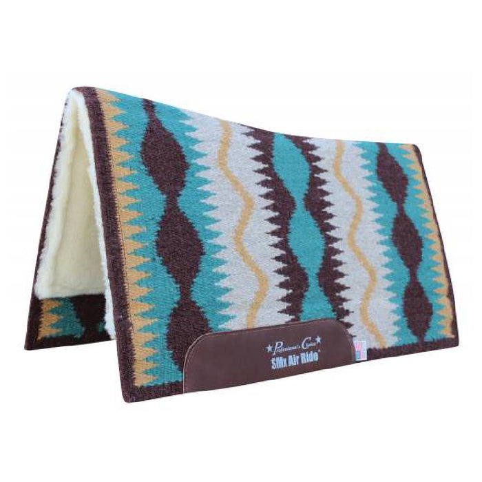 Professional's Choice Serpentine Comfort-Fit SMx Air Ride Pad Tack - Saddle Pads Professional's Choice 30"x34" Coffee