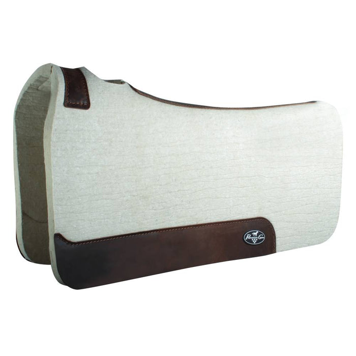 Professional's Choice Steam Pressed Saddle Pad Tack - Saddle Pads Professional's Choice 3/4" 28"x30" Tan