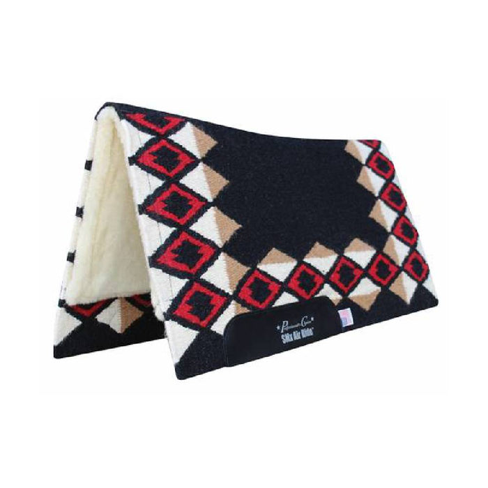 Professional's Choice Quest Comfort-Fit SMX Air Ride Saddle Pad Tack - Saddle Pads Professional's Choice Black/Crimson red