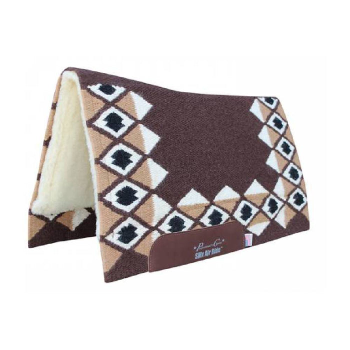 Professional's Choice Quest Comfort-Fit SMX Air Ride Saddle Pad Tack - Saddle Pads Professional's Choice Chocolate/Tan