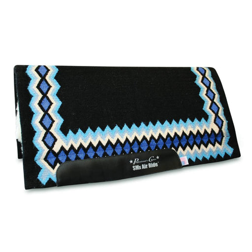 Professional's Choice Shilloh SMx H.D. Air Ride Saddle Pad Tack - Saddle Pads Professional's Choice Black/Turquoise
