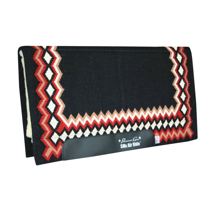 Professional's Choice Shilloh SMx H.D. Air Ride Saddle Pad Tack - Saddle Pads Professional's Choice Black/Crimson Red