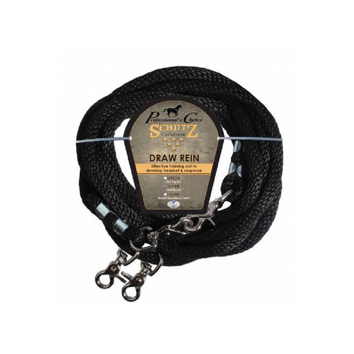 Professional's Choice Schutz Poly Rope Draw Reins Tack - Training Professional's Choice