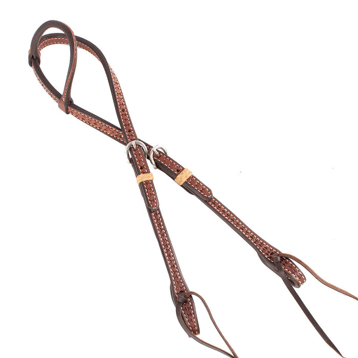 Teskey's Running W One Ear Headstall Tack - Headstalls Teskey's Heavy Oil