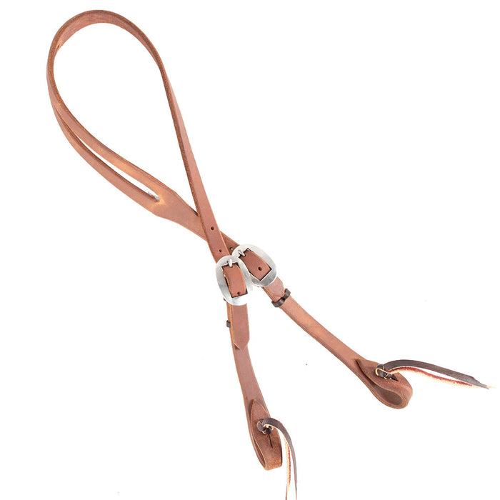 Teskey's Split Ear Headstall w/Pineapple Knots Tack - Headstalls Teskey's Heavy Oil