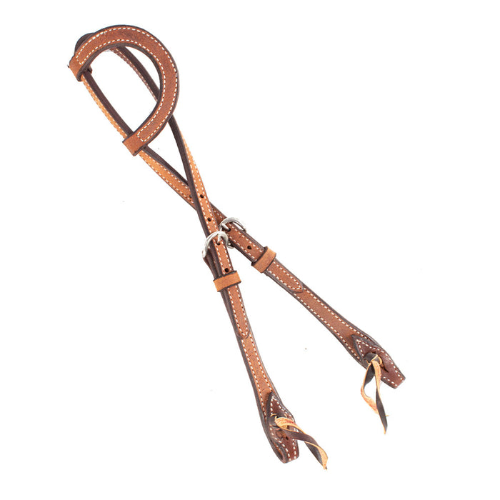 Teskey's Roughout One Ear Headstall Tack - Headstalls Teskey's Heavy Oil