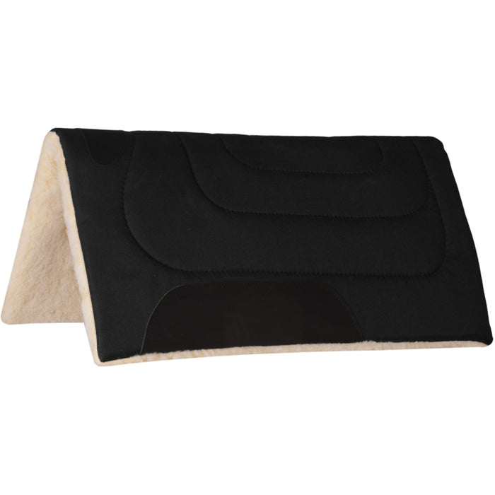 Mustang Cordura Top Pad With Fleece Bottom Tack - Saddle Pads Mustang Black