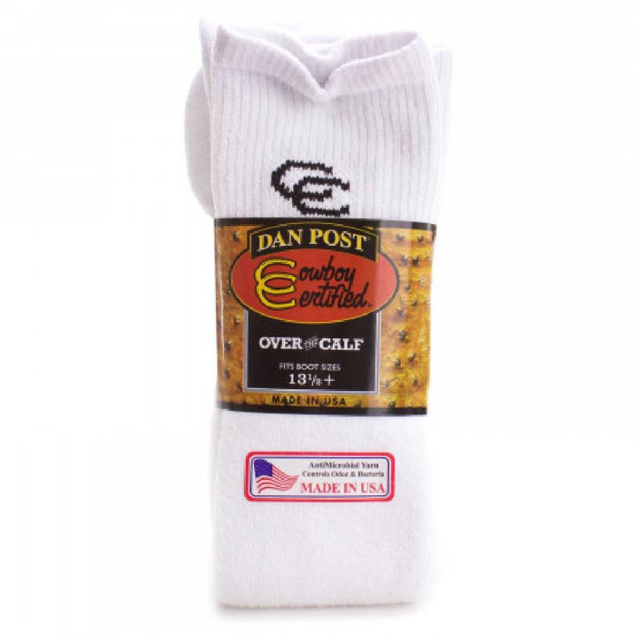 Dan Post Cowboy Certified Over the Calf Socks 13.5+ - 2PK MEN - Clothing - Underwear, Socks & Loungewear - Socks KS Marketing, LLC