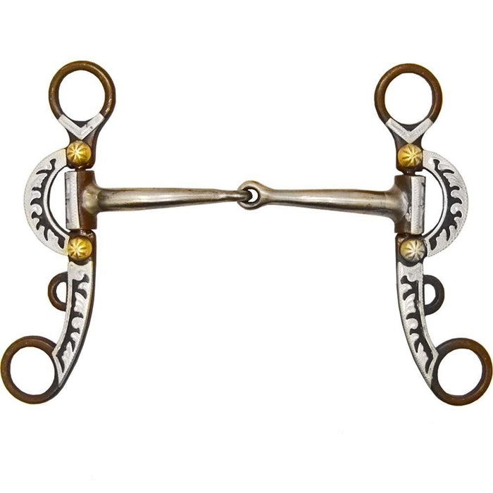 Formay Short Shank Snaffle Bit with Copper Inlay Tack - Bits Formay