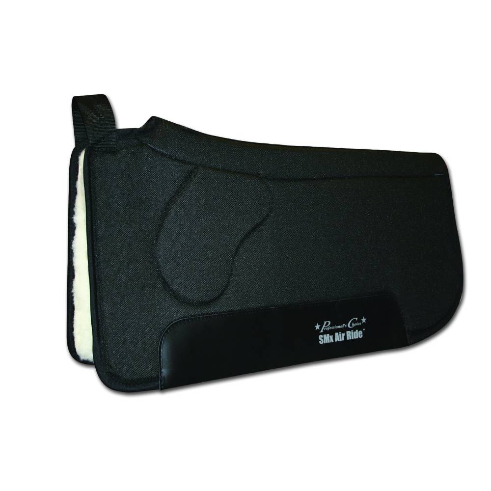 Professional's Choice SMx Air Ride Orthosport Pad Tack - Saddle Pads Professional's Choice Black 30"x33" 